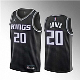 Men's Sacramento Kings #20 Colby Jones Black 2023 Draft Statement Edition Stitched Jersey Dzhi ,baseball caps,new era cap wholesale,wholesale hats